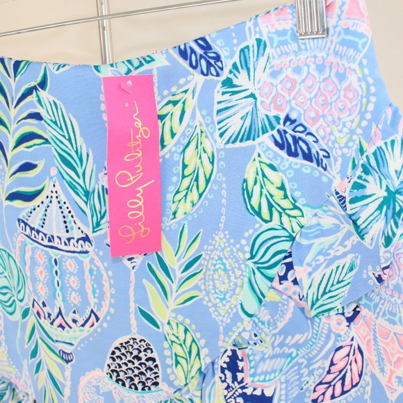 Lilly Pulitzer Faye Blue Peri Skort NWT - Picture 4 of 5